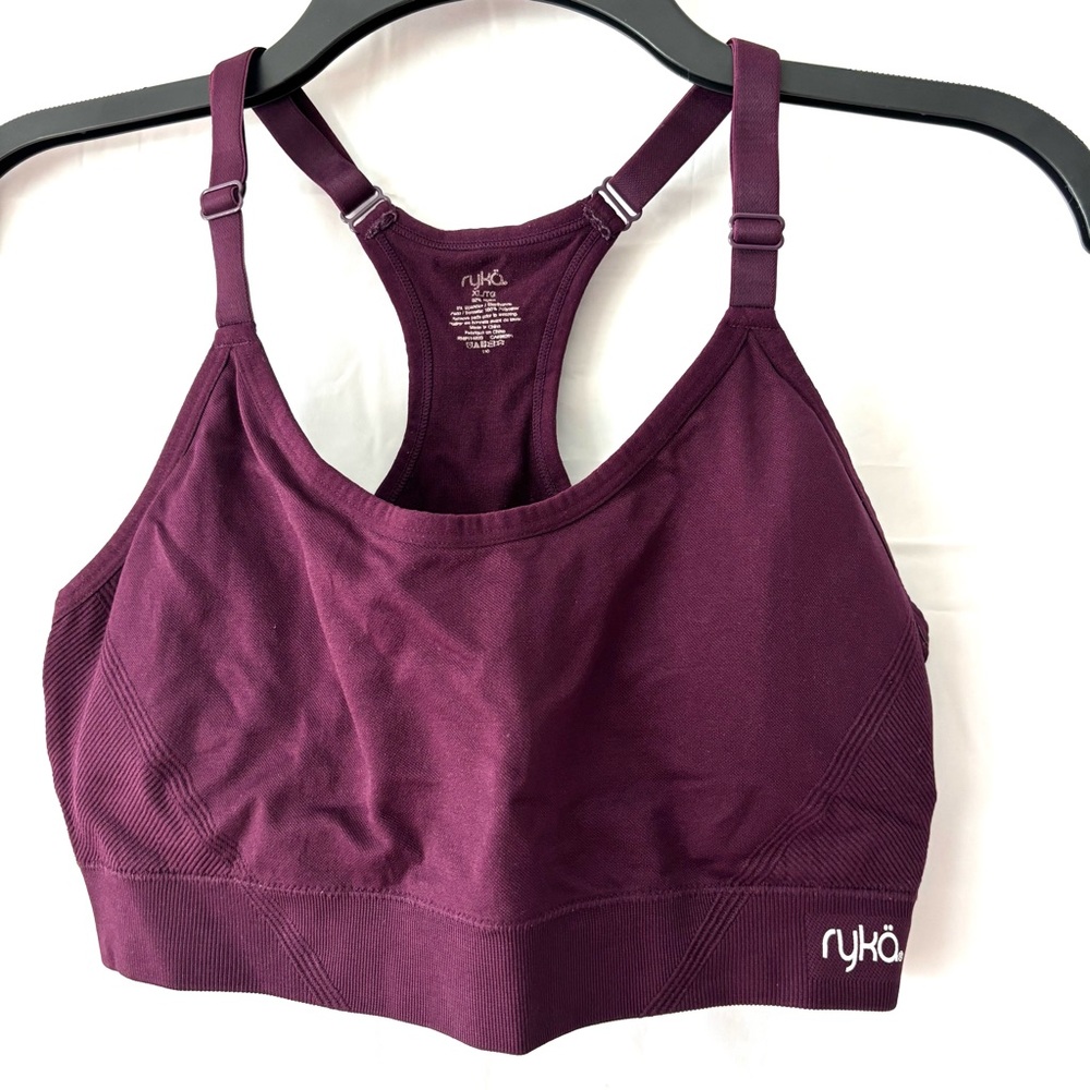 NWOT Ryka Deep Purple Sports Bra SZ XL - Picture 9 of 9